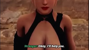 Main component busty 3d blonde doa rachel gets on her knees and sucks on a throbbing monster cock