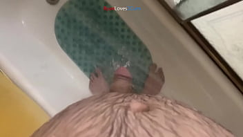 Cumming in the shower