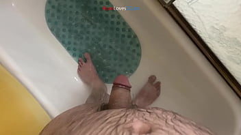 Cumming in the shower