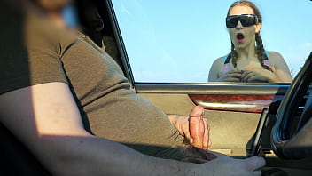 Stranger caught me jerking off in a car in a public park and gave me an incredible blowjob Stranger caught me jerking off in a car in a public park and gave me an incredible blowjob
