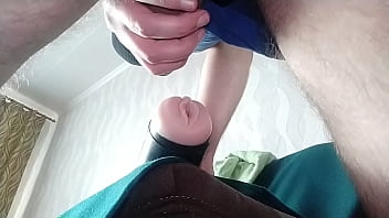 Sweet Fucks His New Toy Roughly And Cums Inside Close Up thumbnail
