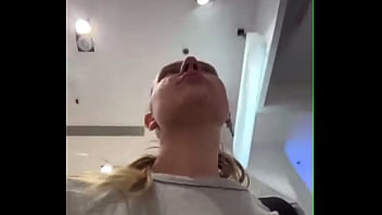 Extreme masturbating in the locker room