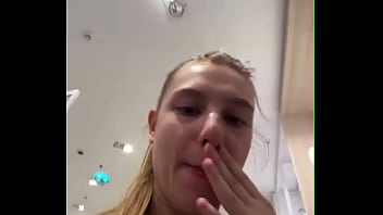 Extreme masturbating in the locker room