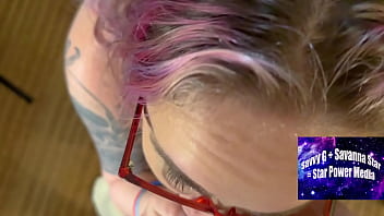 Savanna's sloppy blowjob & doggy style facial pov