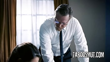 Virgin babe fucked after meeting the bishop