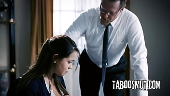 Virgin babe fucked after meeting the bishop