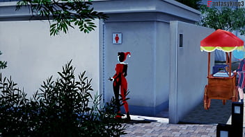 Robin is caught watching harley quinn halloween 2025 full movie on sheer & fantasyking3