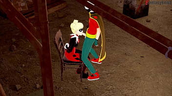 Robin is caught watching harley quinn halloween 2025 full movie on sheer & fantasyking3