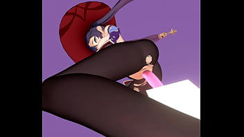 Mona from genshin impact gets fucked from many angles with sound 3d blender animation made in blender rendered in blender