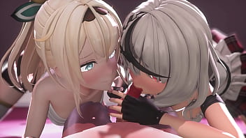 Hololive kazama iroha & sakamata chloe