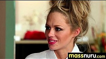 Nuru massage ends with a hot shower fuck 14