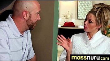 Nuru massage ends with a hot shower fuck 14