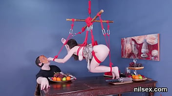 Silly tart gets her fuckholes stretched and deeply pounded