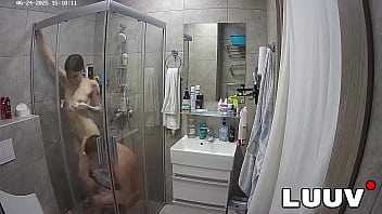 Luuv couple kareflore and abbadon shower for their reality show