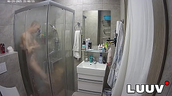 Luuv couple kareflore and abbadon shower for their reality show