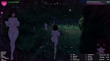 Secret flasher manaka quests in park voyeur game