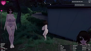 Secret flasher manaka quests in park voyeur game