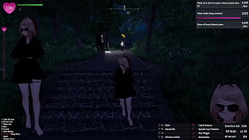 Secret flasher manaka quests in park voyeur game