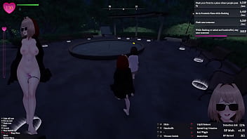 Secret flasher manaka quests in park voyeur game