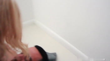 Fine ass black girl sucking massive latin cock then gets fucked