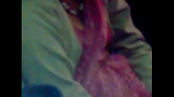 Train indain aunty cleavage