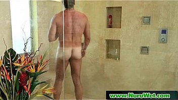 Blonde babe gives nuru massage 03