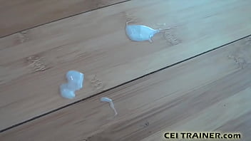 Cei cum eating instructions and femdom vids