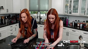 Perverted Rion King Freeuses Redhead Milf Sophia Locke And Step Daughter Scarlet Skies While They Talk About Upcoming Pageant thumbnail