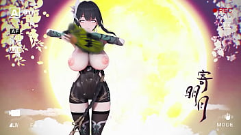 Aether Gazer Ying Zhao Hentai Undress Dance Big Boobs Bouncing Mmd 3d Yellow Hand Fan Clip thumbnail