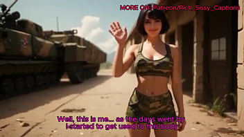Soldier to slut part 01 sissy caption story