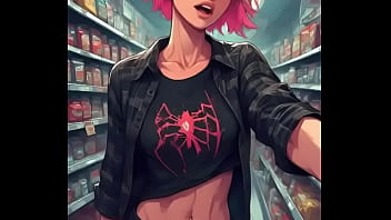 Spider gwen 18 tit flash Spider gwen 18 tit flash