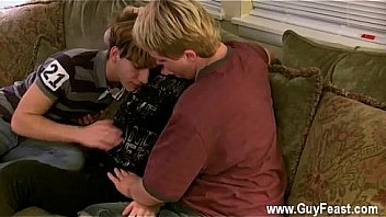 Gay Cock Aron Kyle And James Are Suspending Out On The Couch And thumbnail