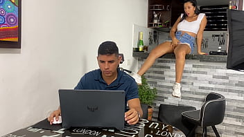 My coworker discovers me masturbating