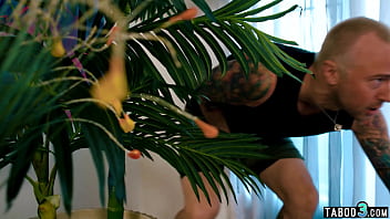 Bombastic busty blonde slut riding on her lovers huge cock