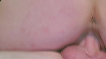 Milf gets taken by suprise with massive cock while cleaning