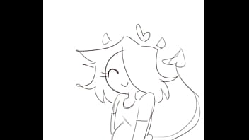 Cute filled demongirl