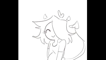 Cute filled demongirl