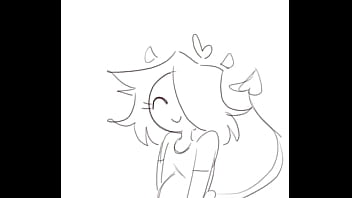 Cute filled demongirl