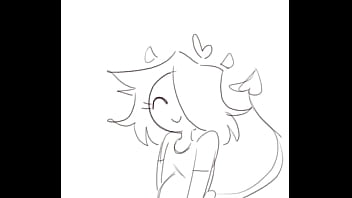 Cute filled demongirl