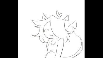 Cute filled demongirl