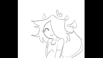 Cute filled demongirl