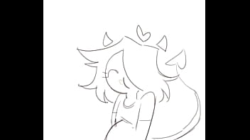 Cute filled demongirl