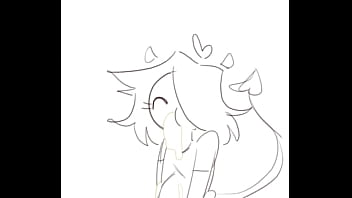 Cute filled demongirl