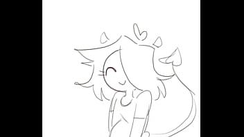 Cute filled demongirl