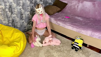 Adult baby mia mimi wet and messy playtime