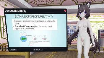 Naked vtuber lecture relativity in ~ how do satellites measure the location of smartphone ~