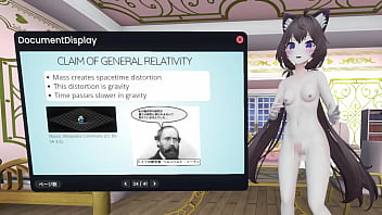 Naked vtuber lecture relativity in ~ how do satellites measure the location of smartphone ~