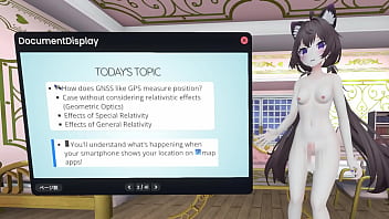 Naked vtuber lecture relativity in ~ how do satellites measure the location of smartphone ~