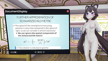 Naked vtuber lecture relativity in ~ how do satellites measure the location of smartphone ~