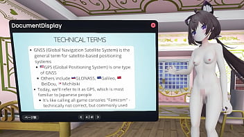 Naked vtuber lecture relativity in ~ how do satellites measure the location of smartphone ~